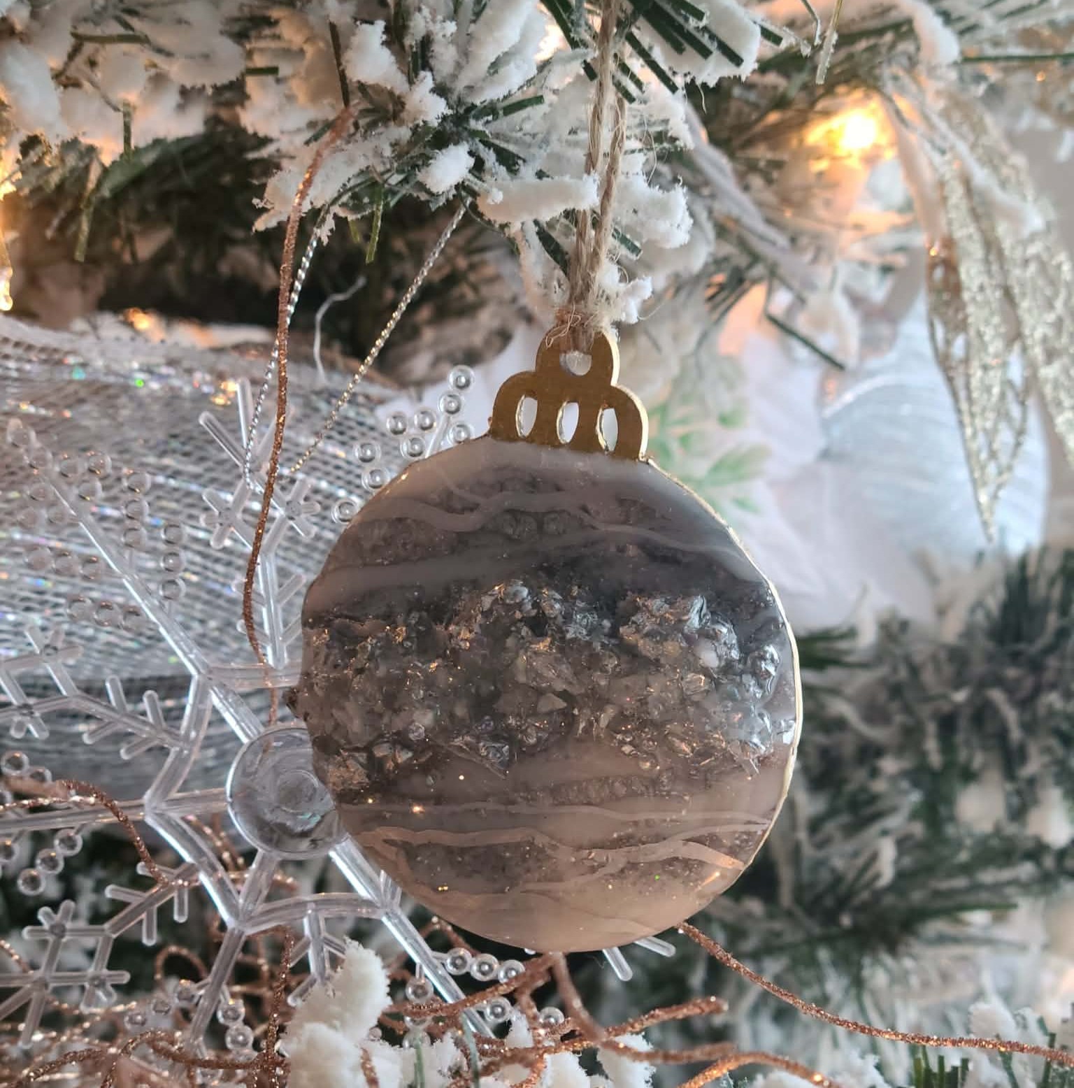 Boules de Noël époxy